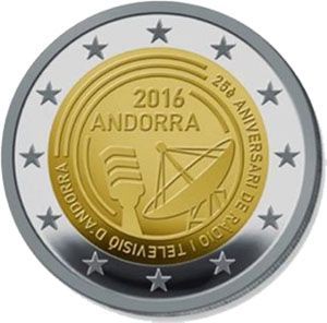 Andorra 2 € 2016 Rundfunk