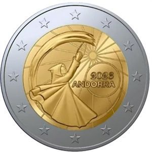Andorra 2 € 2023 Sommersonnwende Coincard Andorra 2 € 2023 Sommersonnwende Coincard