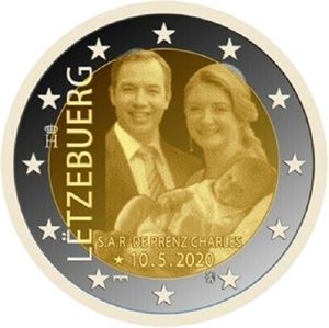 Luxemburg 2 € 2020 Königl. Nachwuchs Hologramm