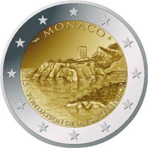 Monako 2 € 2015 Felsenschloss