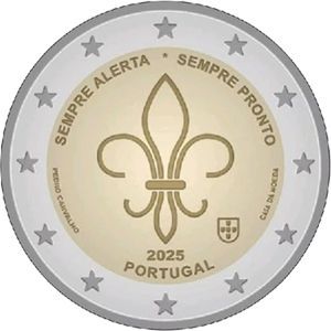 2025 Portugal 2 € 2025 Portugal 2 € "Pfadfinder" - Anfang Juli