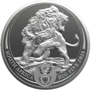 Südafrika "Big5 - Löwe" 1 Unze 2025