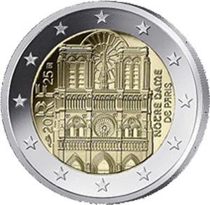 2025 Frankreich 2 € "Notre Dame" - Ende Oktober