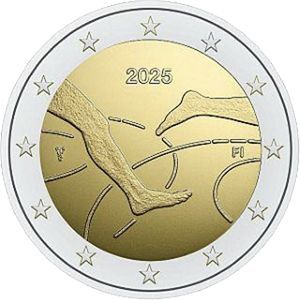 Finnland 2 € 2025  Finnland 2 € 2025 "Leichtathletik"