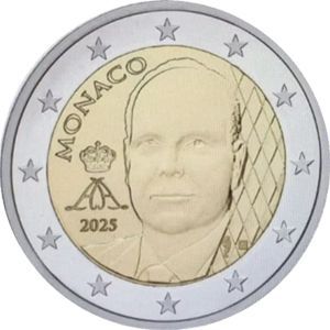 2025 Monako 2 €  2025 Monako 2 € "Albert" - November