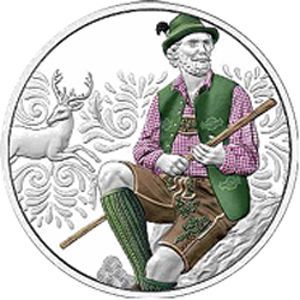 Österreich 10 € 2025  Österreich 10 € 2025 "Aufbrezeln-Leder" Silber PP