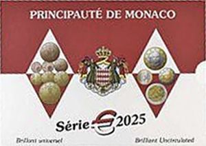 Monako 2025 €-KMS Stgl. Monako 2025 €-KMS Stgl.