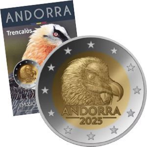 2025 Andorra 2 €  2025 Andorra 2 € "Bartgeier" - Ende November