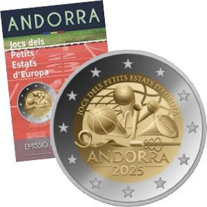 2025 Andorra 2 €  2025 Andorra 2 € "Kleinstaaten-Spiele" - Ende November
