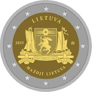 2025 Litauen 2 €  2025 Litauen 2 € "Region Mažoji Lietuva" - November
