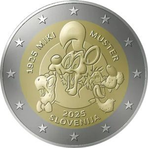 2025 Slowenien 2 €  2025 Slowenien 2 € "Miki Muster" - November