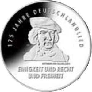 BRD 20 € 2016 BRD 20 € 2016 "Deutschlandlied" (J 611) Pol. Platte.