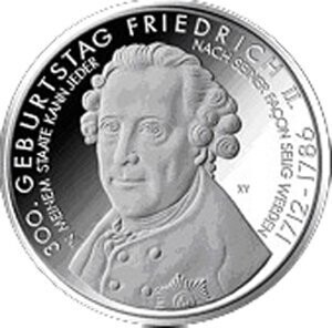 BRD 10 € 2012 "Friedrich II." (J 569) Stgl.