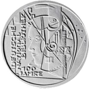 BRD 10 € 2012 "Nationalbibliothek" (J 573) Pol. Platte.