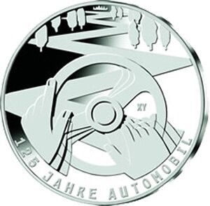 BRD 10 € 2011 "125 Jahre Auto" (J 560) Pol. Platte