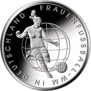 BRD 10 € 2011 BRD 10 € 2011 "Frauen-Fußball-WM" (J 560) Pol. Platte