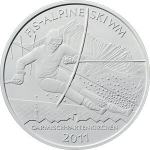 BRD 10 € 2010 "Alpine Ski-WM" (J 557) Stgl.