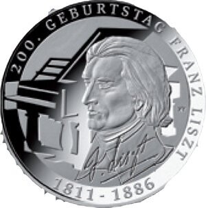 BRD 10 € 2011 "Franz Liszt" (J 559) Stgl.