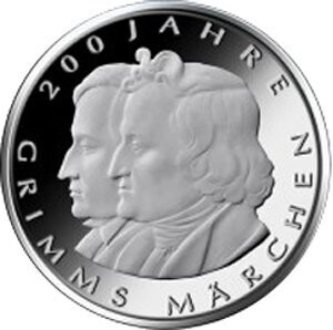 BRD 10 € 2012 "Brüder Grimm" (J 571) Pol. Platte