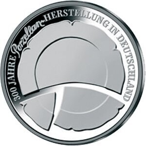 BRD 10 € 2010 "300 Jahre Porzellanherstellung" (J 553) Pol. Platte