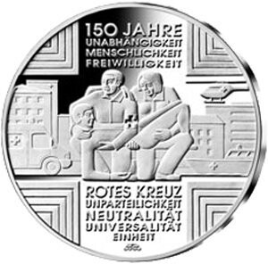 BRD 10 € 2013 "Rotes Kreuz" (J 579) Pol. Platte