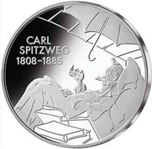 BRD 10 € 2008 "Spitzweg" (J 533) Pol. Platte