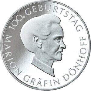 BRD 10 € 2009 BRD 10 € 2009 "Gräfin Dönhoff" (J 548) Pol. Platte.