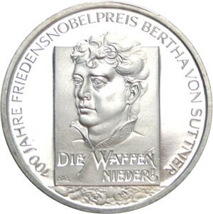 BRD 10 € 2005 "von Suttner" (J 517) Pol. Platte