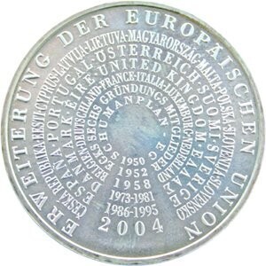 BRD 10 € 2004 "EU-Erweiterung" (J 506) Pol. Platte
