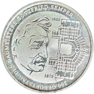 BRD 10 € 2003 "von Semper" (J 503) Stgl.