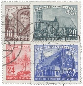 DDR 358-61 "Frankfurt/Oder" gestempelt