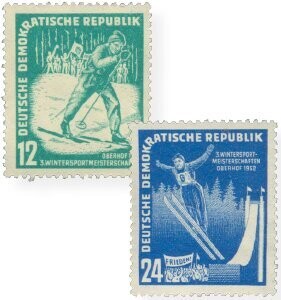 DDR 298-99 DDR 298-99 "Wintersport"postfrisch