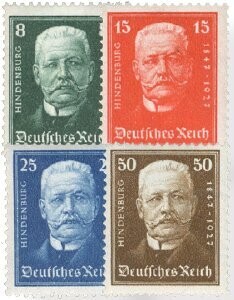 Dt. Reich 403-06 "Nothilfe Hindenburg" postfrisch