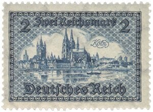 Dt. Reich 440 "2 M. Alt-Köln" * mit Falz