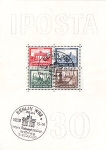 Dt. Reich (446-49) Block 1  "IPOSTA  " gestempelt