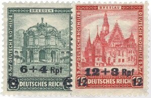 Dt. Reich 463-64 "Nothilfe Bauwerke" * mit Falz