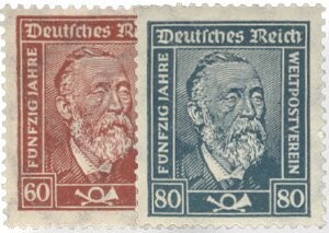 Dt. Reich 362-63 "v. Stephan" postfrisch