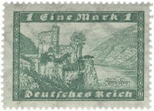 Dt. Reich 364-Y  "1 M. Wz. liegend" postfrisch