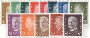 Dt. Reich 410-22 "Reichspräsidenten " postfrisch