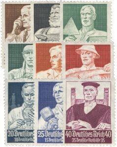 Dt. Reich 556-564 "Stände" postfrisch