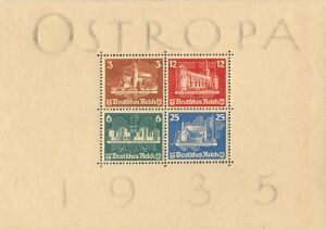 Dt. Reich Block 3 (*) (576-79) "OSTROPA" ohne Gummi