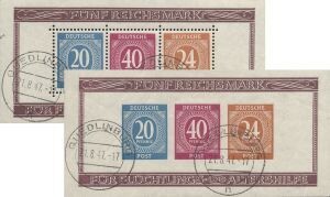 All. Besetzung Block 12 A und B "Flüchtlingshilfe" Tagesstempel