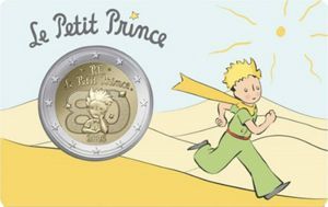 Frankreich 2 € 2026 "Kleiner Prinz" in Coincard "gelb" - Februar