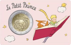 Frankreich 2 € 2026 "Kleiner Prinz" in Coincard "rosa" - Februar