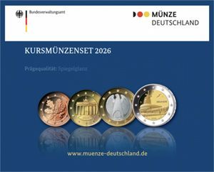 BRD KMS 2026 "Bremen" Pol. Platte. Alle 5 Prägestätten. März!