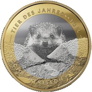 Schweiz 2026 10 Fr. "Der Igel" Pol. Platte