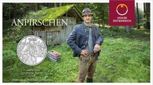 Österreich 10 € 2026 "Gscheizt&Kampelt - Anpirschen-Horn" Silber hgh.