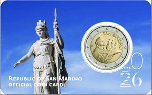 2026 San Marino 2 € Kursmünze "Hl. Marinus" in Coinc. - Juni