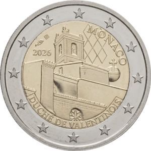 2026 Monako2 € "Herzogtum Valentinois" PP - Mitte Juli