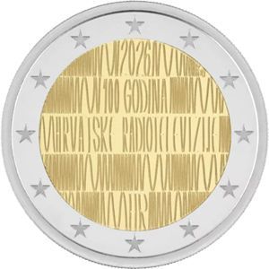 2026 Kroatien 2 € "100 Jahre Rundfunk" - August